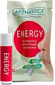 AromaStick Organic Energy Nasal Inhaler, 0.8ml