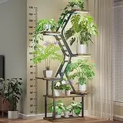 Plant Stand Indoor with Grow Lights：8 Tiered Indoor Plant Shelf, 170cm Tall Plant Stand for Indoor Plants Multiple