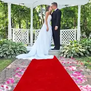 Red Carpet Runner for Party Red Aisle Runner for Wedding Ceremony 48" X20Ft