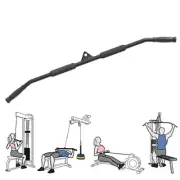 Lat Pull Down Bar for Home Gym Lat Pulldown Attachments System Gym Cable Machine