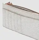MIMCO Classico Petite Wallet card coin WHITE sparkling GLITTER with ROSE GOLD ❤
