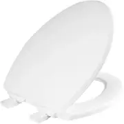 Bemis 1600E4 Ashland Elongated Closed-Front Toilet SeatQuick - White