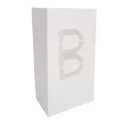 6Pcs Candle Light Paper Bag Oh Baby Sign Decorative Candle Lantern Bag For
