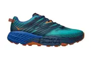 Hoka One One Men's Speedgoat 4 Trail Shoe (Atlantis/Dazzling Blue)