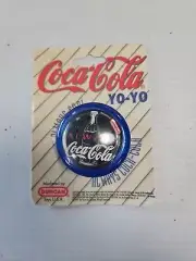 NOS Vintage 1994 Duncan Coca-Cola Blue YoYo Always Cool Yoyo Made in USA