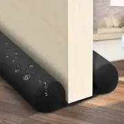 Waterproof Twin Door Draft Stopper Adjustable Size 30" to 36" Weather Strippi...