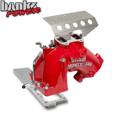 Banks Red Monster-Ram Manifold/Intake Plate/Grid Heater For 13-18 Dodge Cummins