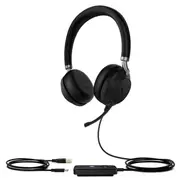 Yealink UH38 Dual Mode USB and Bluetooth Headset, USB-A,Teams Call Controller with Built-In Battery Dual Noise-Canceling Mics, Busy Light, *LS* EOL TEAMS-UH38-D