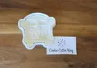 VW Combi Van Cookie Cutter & Embosser Stamp