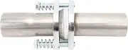 NDNCZDHC Exhaust Spring Bolt Flange Repair Pipe 1.9in OD to 1.8in OD Universal Spherical Joint Quick Fix Exhaust Flange
