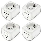 4x Sansai Universal Travel Power Adapter UK/USA/EU/Asia/ Sockets to AU/NZ Plug