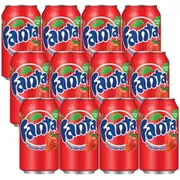 USA CANS 355mL FANTA STRAWBERRY 12 PACK