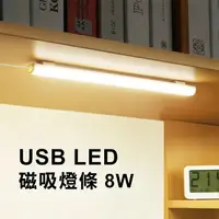 在飛比找樂天市場購物網優惠-【露營趣】DS-506 USB LED 磁吸燈條8W 床頭燈