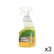 3 x Boston Floor Cleaner 750ML - Remove Dirt Stains Grime Leave Clean and Shiny