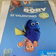 Finding Nemo Dory Disney Valentines Day Classroom Cards 16 Count Tattoos