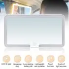 70 LED Car Sun Visor Vanity Mirror Rechargeable Makeup Mirror 3 Lights Modes AU