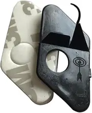 SHARROW Archery Plastic Arrow Rest Adhesive Recurve Bow Arrow Rest RH LH Arrow Sticker Rest for Hunting Shooting Targeting Accessory 5 Pieces