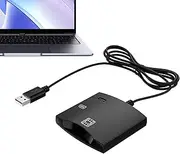 USB Smart Card Reader,Plug and Play Card Reader - Portable Computer Accessories, Electronics Supplies for Adults