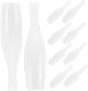 KOMBIUDA Tabletop Bowling Toy 10pcs Mini Bowling Pins Reusable for Table Game for Boys and Girls