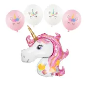 Unicorn Balloon Set - Mylar and Latex Balloons Birthday Party Celebration Decor