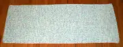 New Uniq Handmade Crochet 15x39 Rectangle Table Runner Mat Blue Green Purple