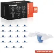 A-Premium 20x 22 mm Moulding Retainer Clips w/ Rubber Boot for BMW E36 318i E46 (for: BMW)