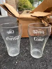 VINTAGE COCA COLA GLASSES (SET OF FOUR)