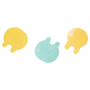 8pc Quut Grippi Jellyfish Vinyl Kids/Toddler Bath Toy 23x13cm Minty Yellow 0+