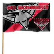 Essendon Bombers AFL Game Day Large Flag with Pole