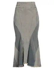 [MARINE SERRE] MARINE SERRE Denim skirts - Item 30297772