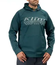 Klim Foundation, hoodie , color: Dark Green/Grey , size: 3XL