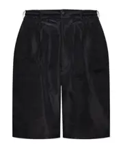 elastic waist shorts S,L black