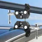 Car Side Canopy Fixing Clip Rooftop Tent Rod Clamp Aluminum Alloy Awning