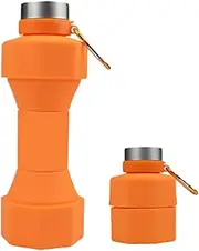 Folding Water Bottles,650ml Travel Cup Water Bottle | Portable Travel Accessories Foldable Sport Accessories for Cycling Running Fitness Camping