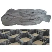 HDPE Geo Grid Ground Grid Honeycomb Geocell Permeable Pavers New 2m*4m*7.5cm
