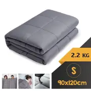 WEIGHTED BLANKET SINGLE Heavy Gravity GREY 2.2KG