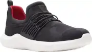 Clarks Women's Cloudsteppers Nova Ave Slip On Sneakers Black Textile 11 Wide