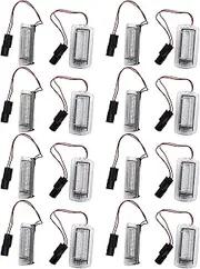 Pasotim 16x White Red Car LED Door Courtesy Light for Wish Prius Alphard Estima for Is250 Rx350