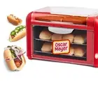 Versatile Hot Dog Roller & Bun Toaster with Adjustable Timer - Easy Cleanup