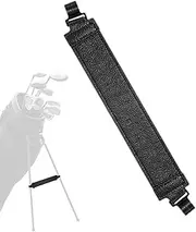 Golf Bag Straps Replacement | 1 Pieces PU Leather Golf Stand Bag Leg Strap - Golf Bag Stand Attachment, Club Bag Accessories for Women, Men, Adult, Family, Friends