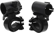 2pcs Bike Light Clip Car Seat Flashlight Holder Bike Light Mount Bicycle Accessories Flashlight Clamp Universal Flashlight Bike Mount Bike Lighting Parts Accessories Car Flashlight