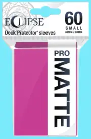 60 ULTRA PRO ECLIPSE SMALL HOT PINK MATTE DECK PROTECTOR Card Sleeves Japanese