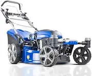 [Hyundai Power] Steel Deck 173cc 4 Stroke Push Electric-Start Self-Propelled Petrol Lawn Mower, 510 mm Size