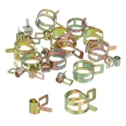 ID 5mm 16mm 3/16" 5/8" Fuel Line Hose Clip,Pipe Clamp,Spring Hose Clamp,20PCS