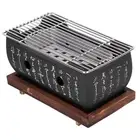 Japanese Barbecue Grill Mini Household Aluminium Alloy Charcoal Barbecue Stov AU