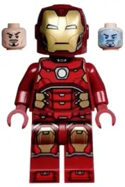 Iron Man - Silver Hexagon on Chest. Super Heroes: Avengers: sh612. minifigures