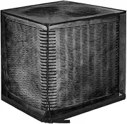 AC Cover for Outside Unit | Mesh Central Air Conditioner Cover,Foldable Condenser Protector Dust-Proof Hood 35.43x35.43x39.37 Inches for Utility Wall Winter Snow Home Pool Travel Daily Use Indoor
