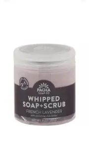 PACHA Whipped Soap + Scrub French Lavender 8.oz /227g