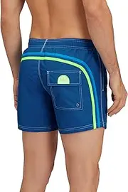 [SUNDEK] Mens M505BDTA100 Classic 16 Inch Elastic Waist Solid Swim Trunk Swim Trunks - Gray - Large