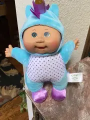 Cabbage Patch Kids Cutie Fantasy Friends Unicorn 10" CPK PIPA Purple Thumbsucker